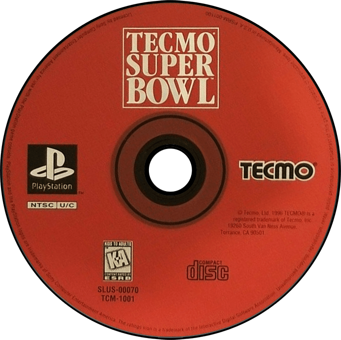 Tecmo Super Bowl media 5 for Playstation
